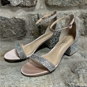 Betsey Johnson Crystal 1.5” heels